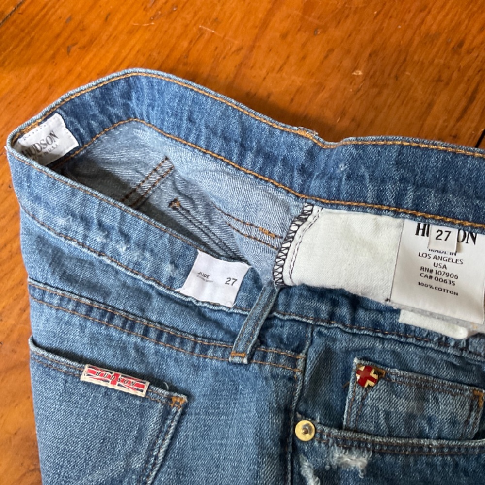 Hudson Jeans Jude Slouch Skinny Crop woman’s size 27 - Picture 9 of 13
